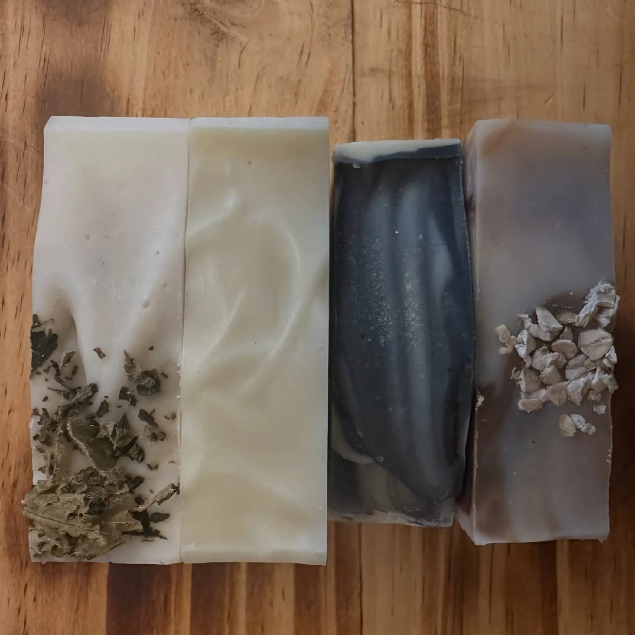 close-up of beard and skin care products