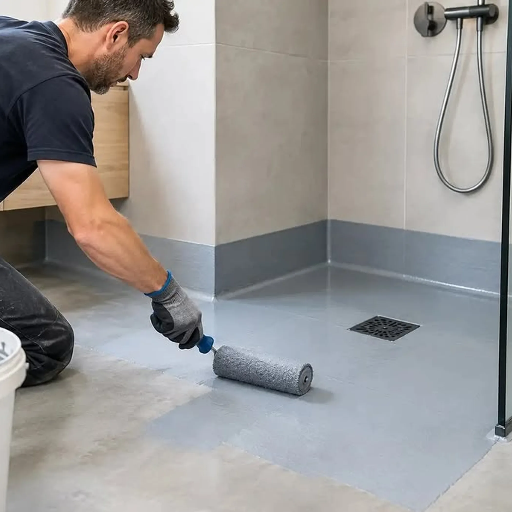 wet-area waterproofing work