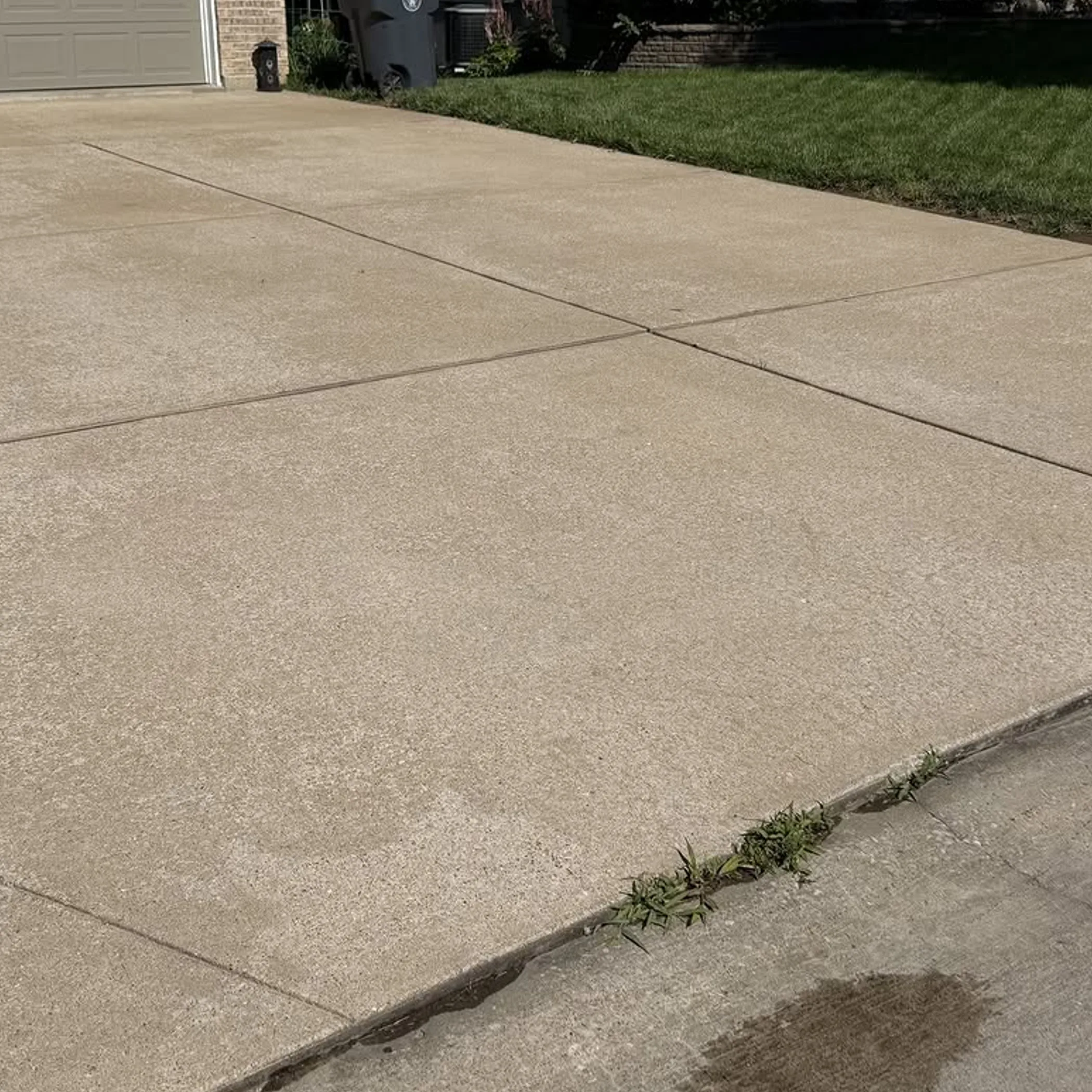 clean concrete surface for sealing